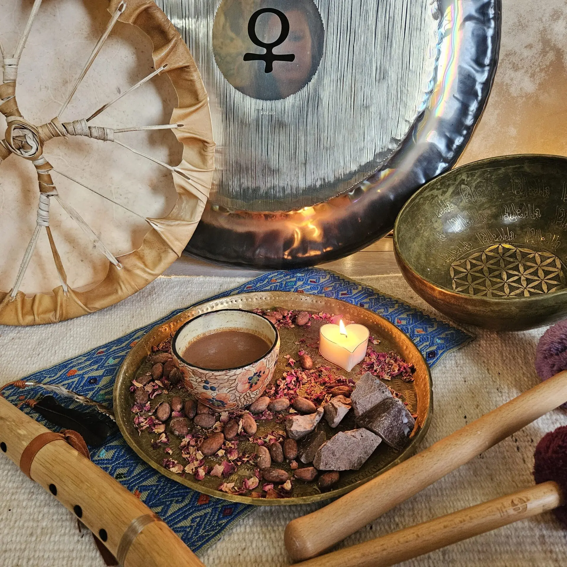 Cacao and sound ceremony