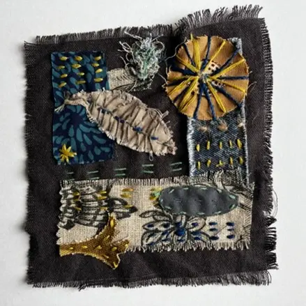 Mixed Media Slow Stitching