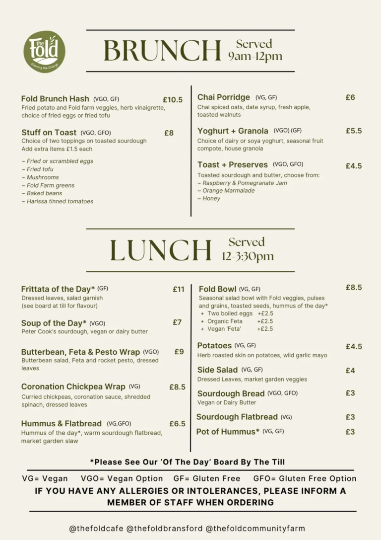 MARCH 2026 UPDATE Cafe Menu Website