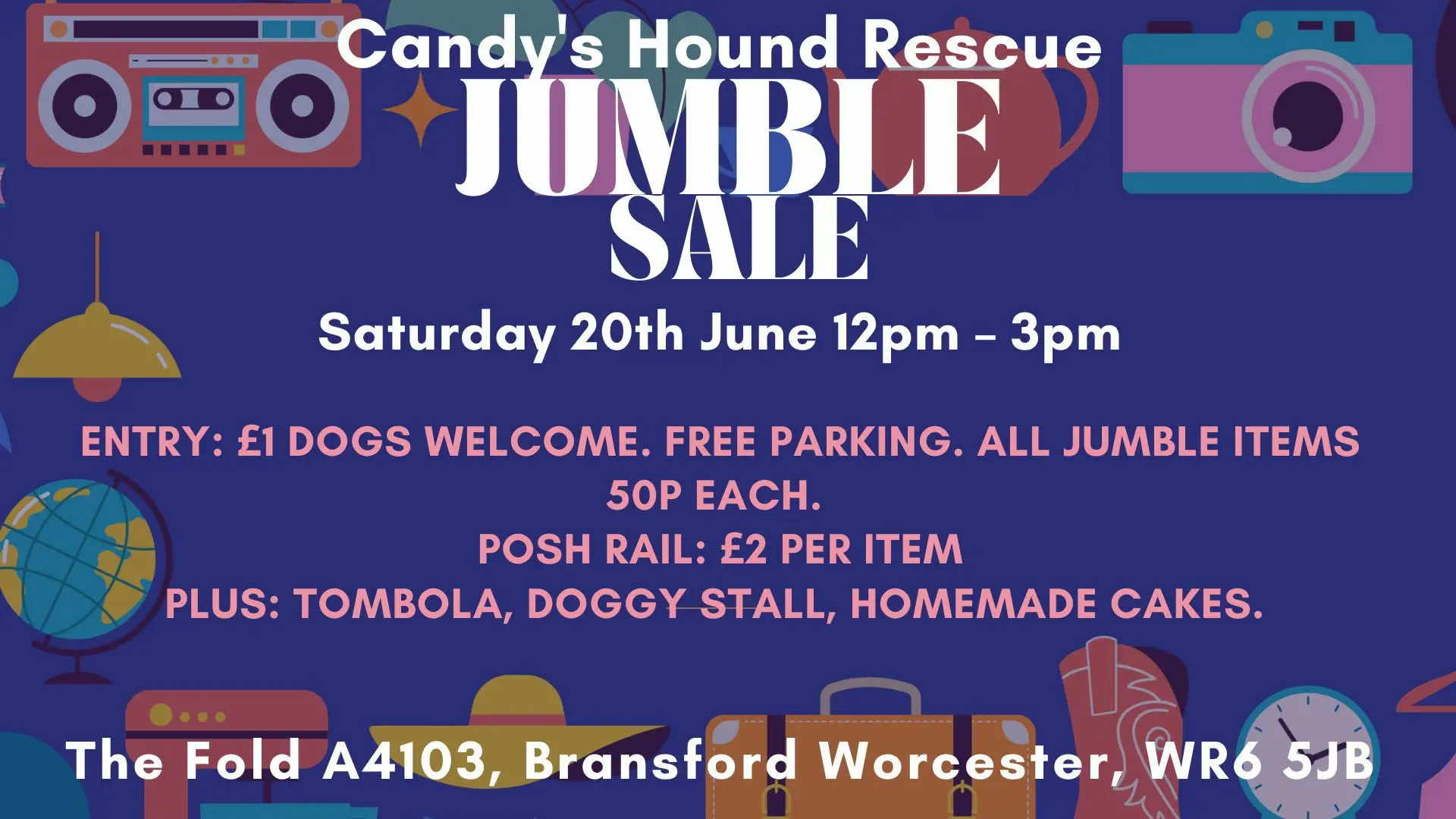 Greyhound rescue Jumble sale