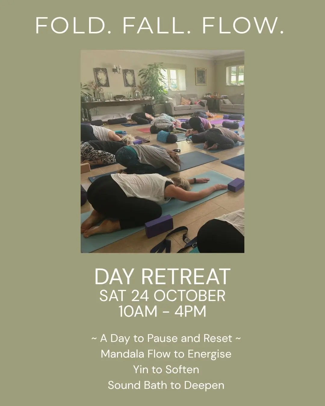 Fold Fall Flow day retreat